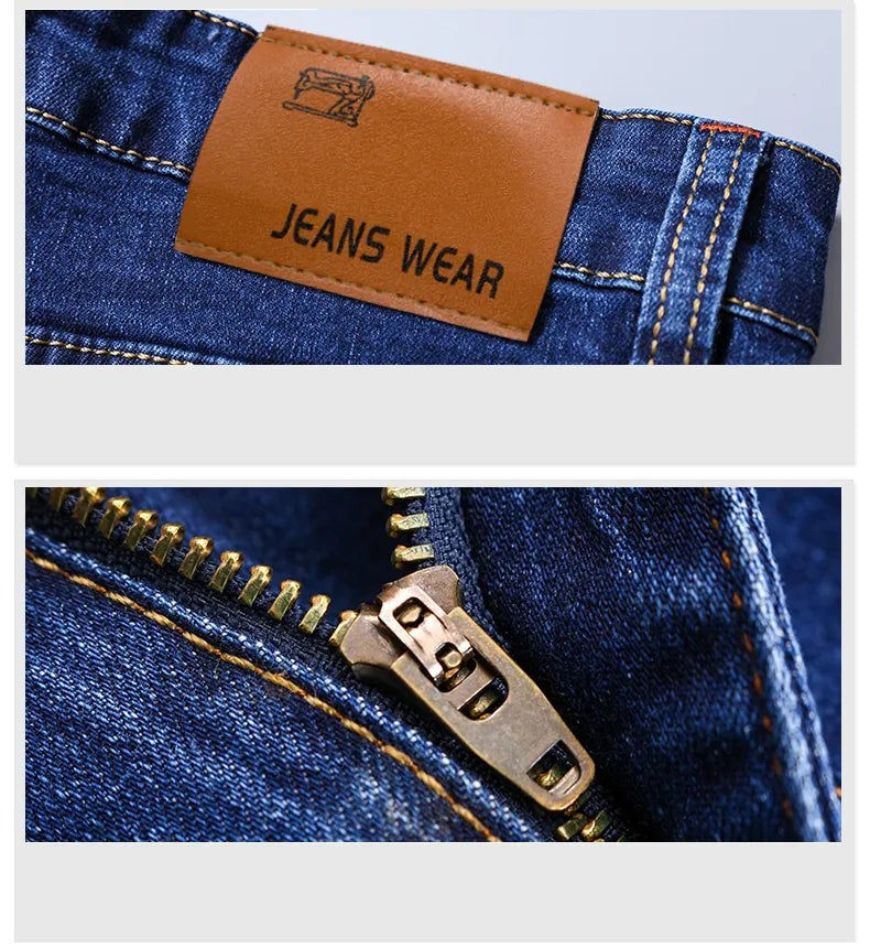 Herren-Stretchjeans mit geradem Bein und Gürtelschlaufen für jeden Tag, Ansicht 20