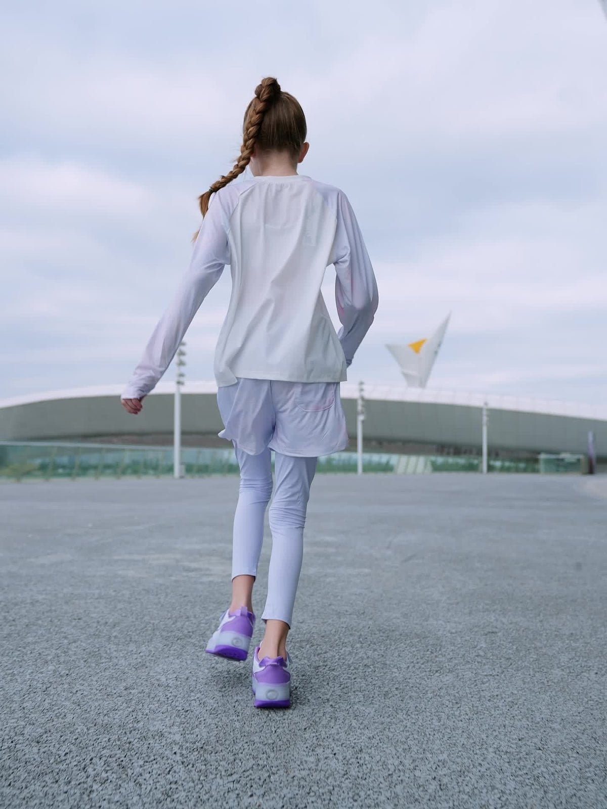 Kinder-Sneaker mit abnehmbaren Rollen, LED-Sohle und USB-Ladefunktion, Ansicht 14