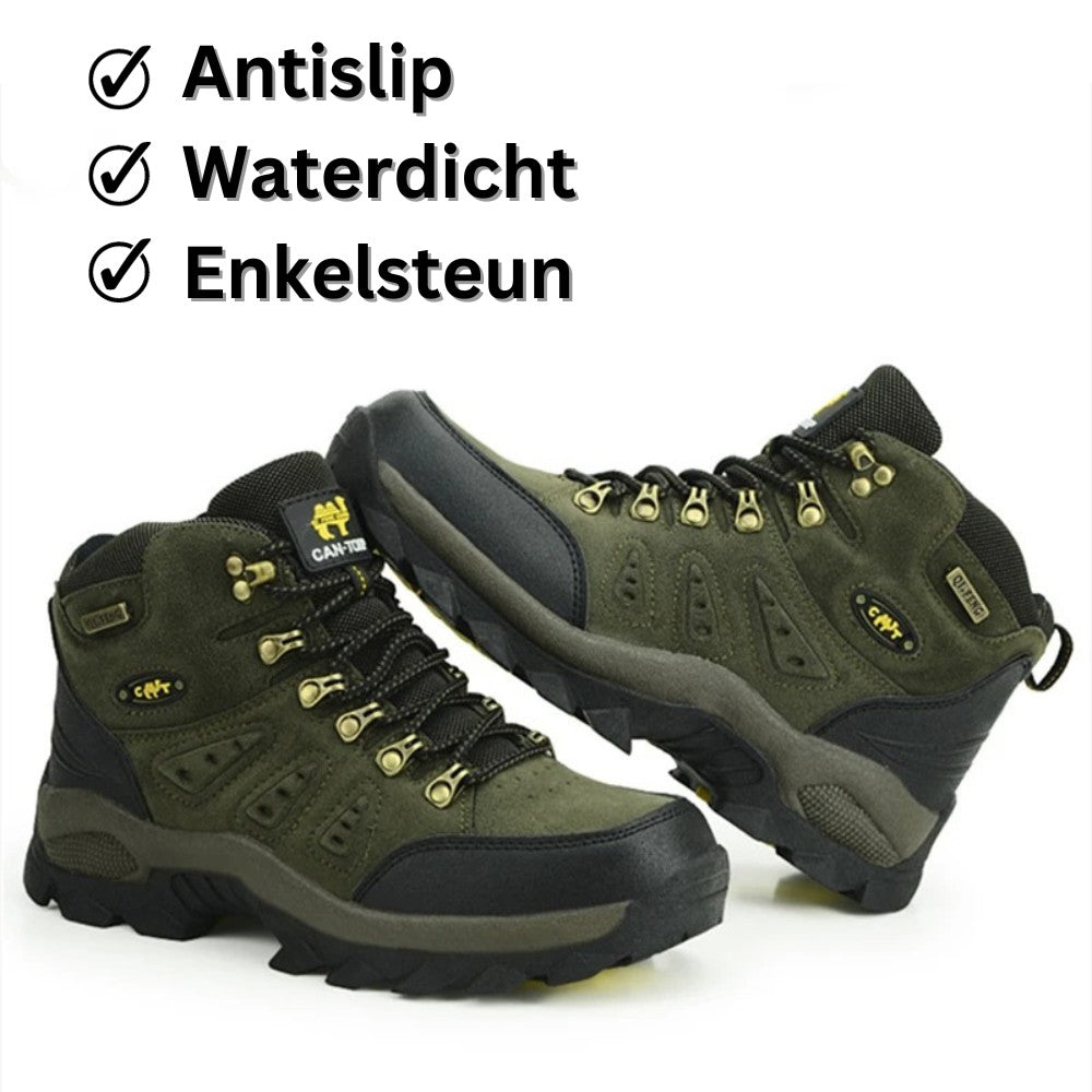Wasserdichte Trekkingschuhe aus Wildleder-Optik mit rutschfester Profilsohle und Knöchelstütze, Ansicht 10