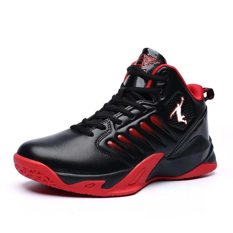 Basketballschuhe für Herren mit rutschfester Sohle und atmungsaktivem Obermaterial in Rot