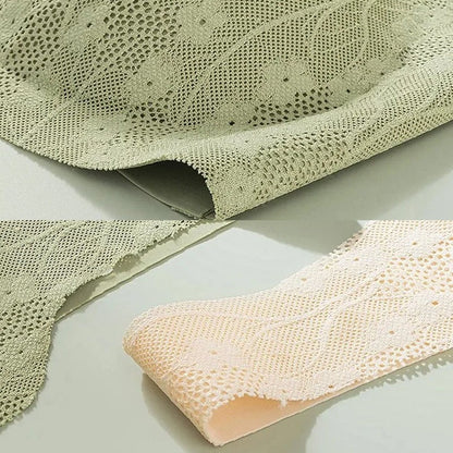 Bügelloser BH mit Vorderverschluss aus elastischem Spitzenstoff mit herausnehmbaren Pads, Ansicht 15