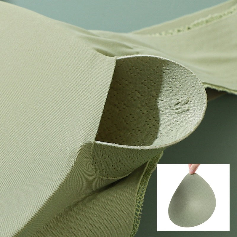Bügelloser BH mit Vorderverschluss aus elastischem Spitzenstoff mit herausnehmbaren Pads, Ansicht 16