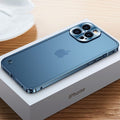 Bumper-Hülle aus Aluminium für iPhone mit CNC-gefrästem Rahmen und erhöhtem Kameraschutz