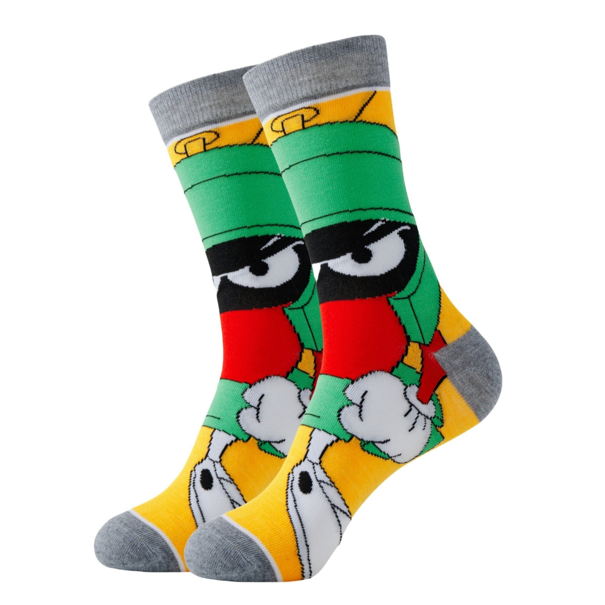 Bunte Motivsocken mit Comic-Figuren aus Polyester-Elasthan im 5er- oder 10er-Set, Ansicht 9