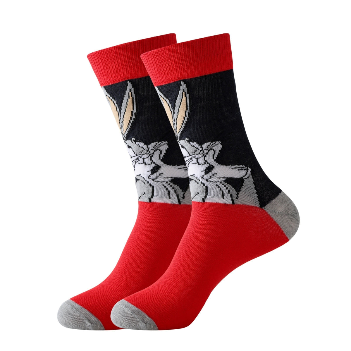 Bunte Motivsocken mit Comic-Figuren aus Polyester-Elasthan im 5er- oder 10er-Set, Ansicht 10