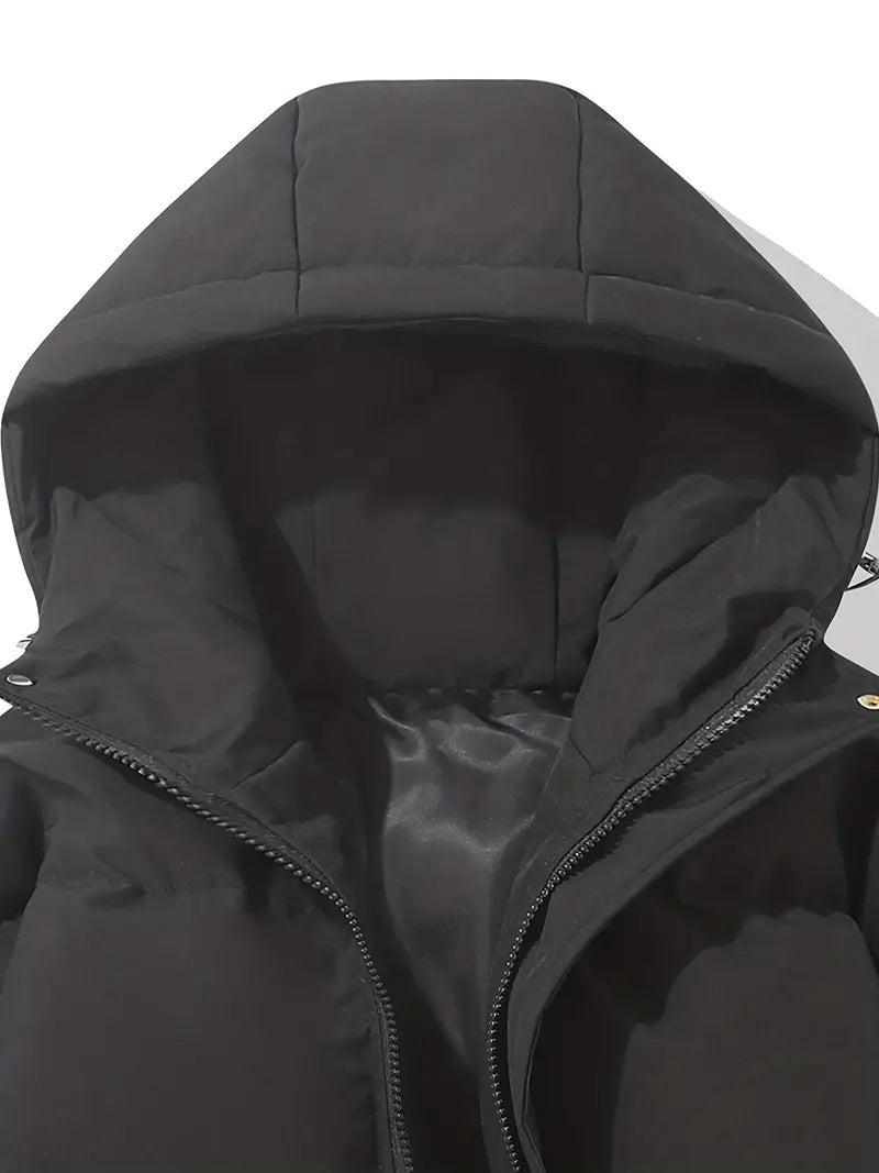 Damen-Steppjacke mit Kapuze, wasserabweisendem Obermaterial und warmem Futter, Ansicht 14