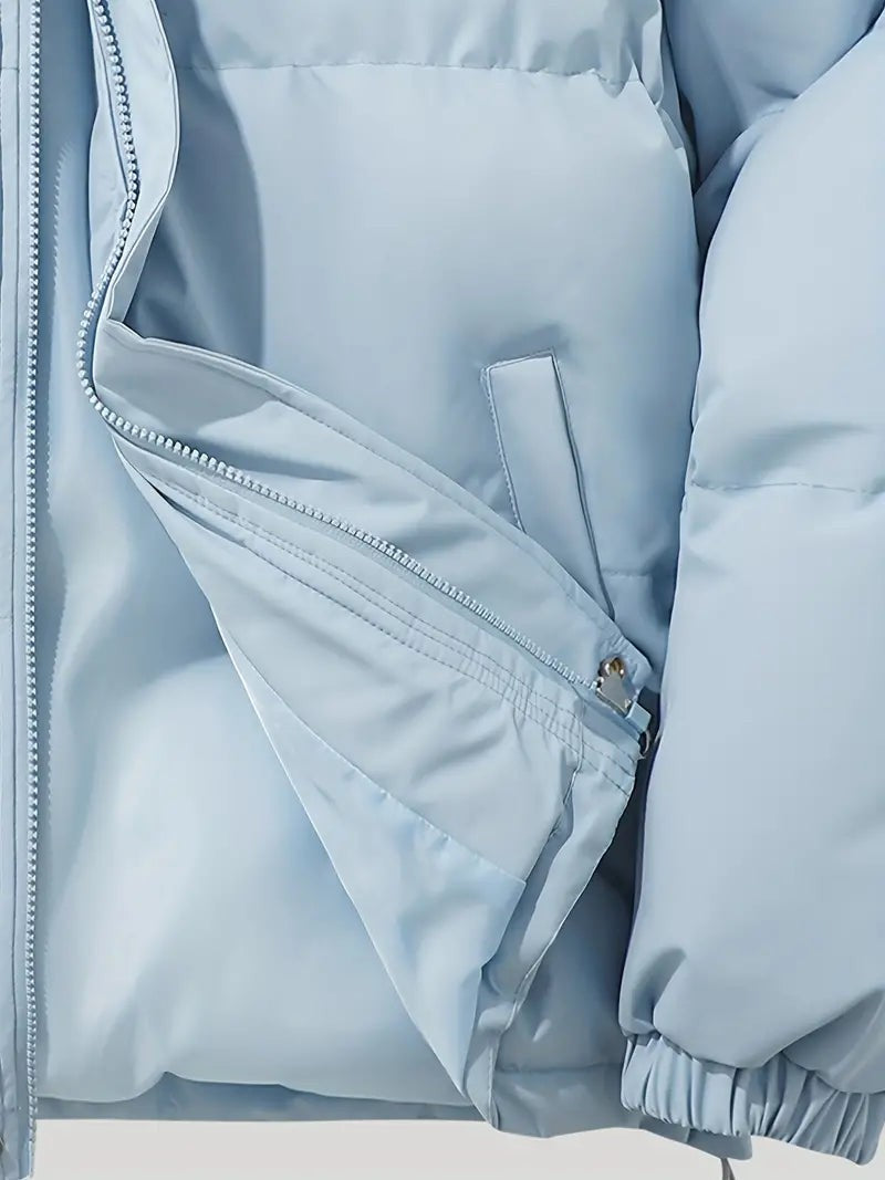 Damen-Steppjacke mit Kapuze, wasserabweisendem Obermaterial und warmem Futter, Ansicht 20