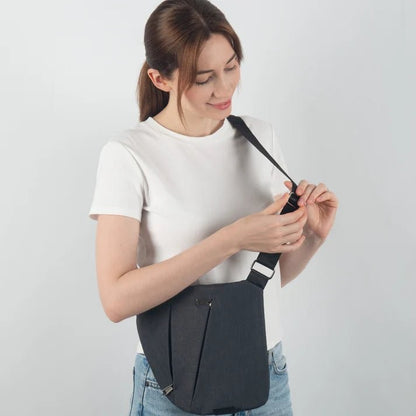 Diebstahlsichere Umhängetasche mit RFID-Schutz, schnittfestem Gurt und wasserabweisendem Polyester, Ansicht 32