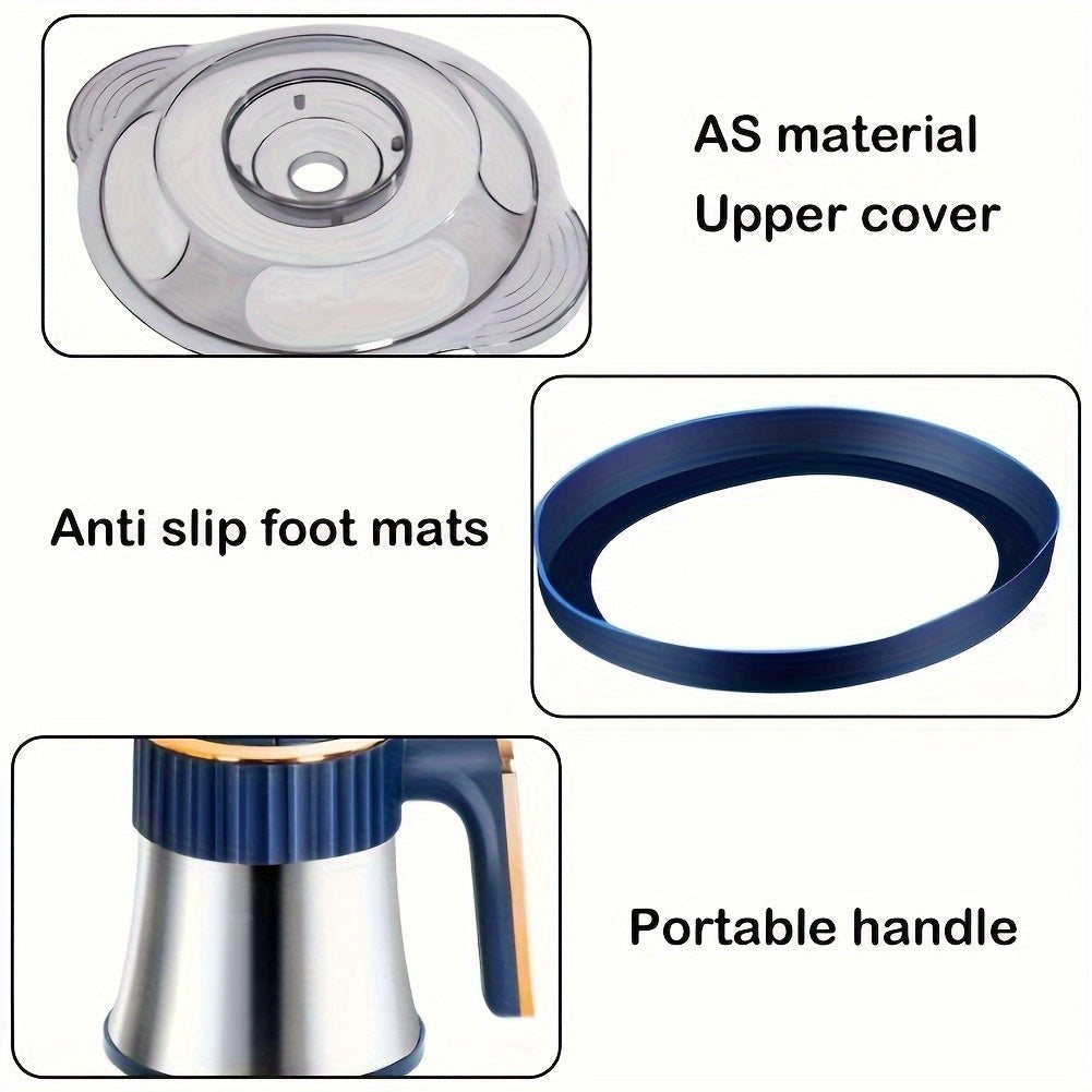 Elektrischer Zerkleinerer aus Edelstahl mit 5-Liter-Behälter und Sechsklingenmesser für Fleisch und Gemüse, Ansicht 8