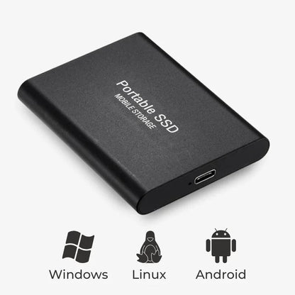 Externe SSD für PS5 und Xbox mit USB-C, Aluminiumgehäuse und Silikonrand, Ansicht 11