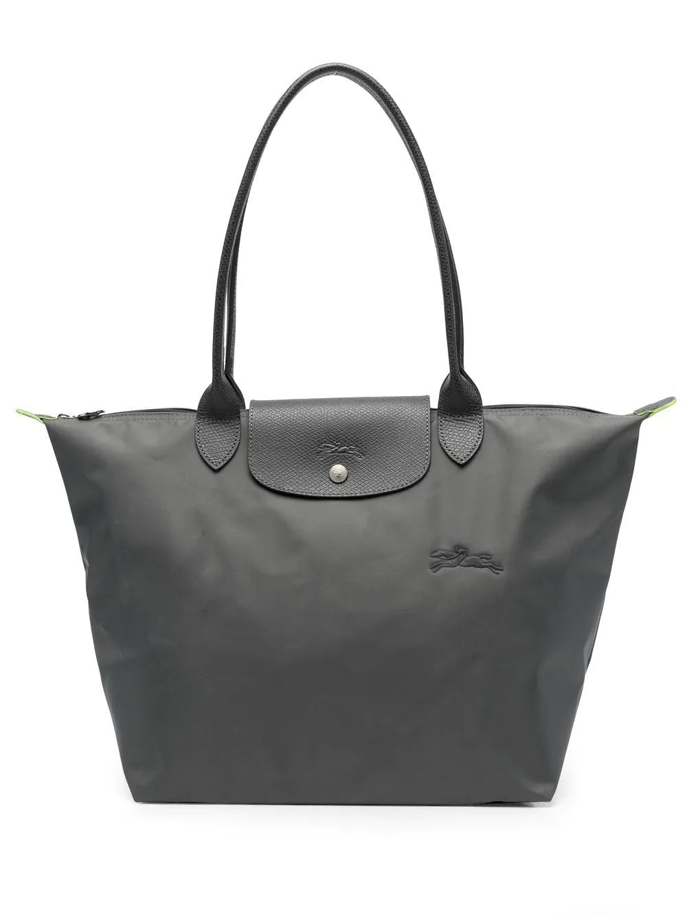 Faltbare Shopper-Tasche für Damen mit langen Henkeln und Klappverschluss in drei Größen, Ansicht 8