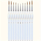 11er-Set Weiß