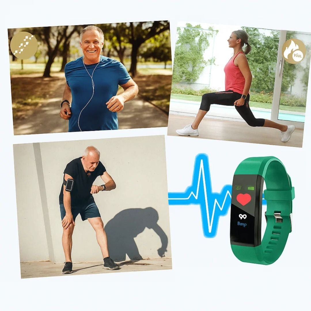Fitness-Armband für Senioren mit Sturzerkennung, GPS-Standort, Notruftaste und Farbdisplay, Ansicht 7