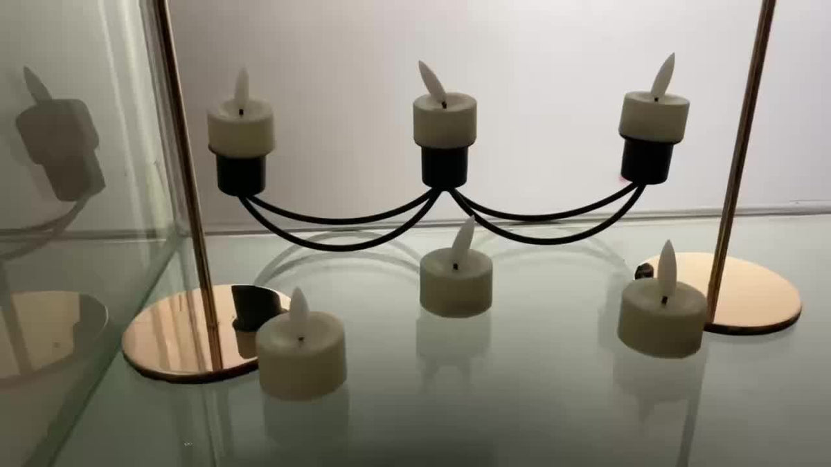 Flammenlose LED-Teelichter mit Fernbedienung, Timer und Dimmfunktion im Set, Ansicht 11