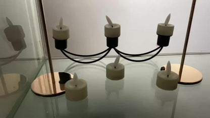 Flammenlose LED-Teelichter mit Fernbedienung, Timer und Dimmfunktion im Set, Ansicht 11