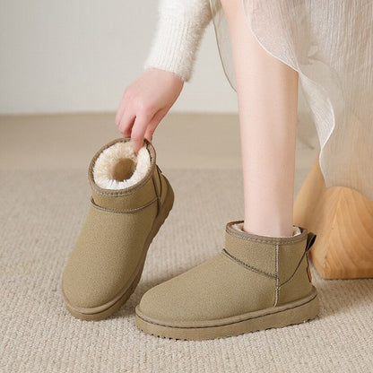 Gefütterte Damen-Stiefeletten zum Hineinschlüpfen mit wasserabweisendem Obermaterial und Antirutschsohle, Ansicht 7