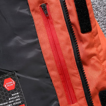Gefütterte Herren-Winterjacke mit Kapuze und vielen Reißverschlusstaschen, Ansicht 8