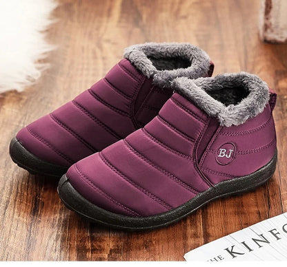Gefütterte Winter-Slipper für Herren mit Fellkragen, wasserabweisendem Obermaterial und rutschfester Sohle, Ansicht 11