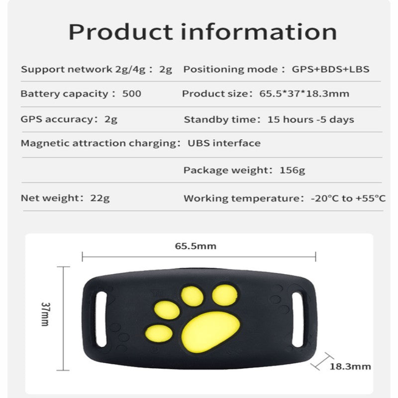 GPS-Tracker für Katzen mit Echtzeit-Ortung per App und kleinem Gehäuse fürs Halsband, Ansicht 11