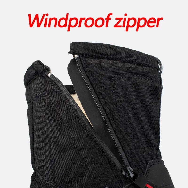 Halbhohe Winterstiefel mit Plüschfutter, seitlichem Reißverschluss und rutschfester Profilsohle, Ansicht 8