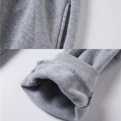 Herren-Hoodie mit Fleece-Innenseite, Kängurutasche und elastischen Bündchen, Ansicht 12
