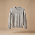 Herren-Pullover mit Rundhals aus weicher Kaschmirmischung