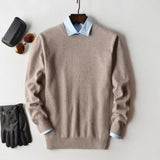 Beige, Rundhals