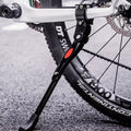 Höhenverstellbarer Fahrradständer aus Aluminium mit rutschfestem Fuß zur Seitenmontage