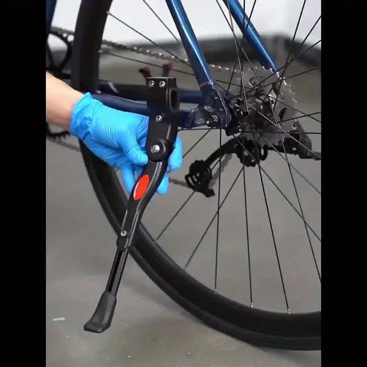 Höhenverstellbarer Fahrradständer aus Aluminium mit rutschfestem Fuß zur Seitenmontage, Ansicht 8