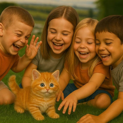 Interaktive Plüschkatze mit Laufbewegung, Miau-Geräusch und beweglichem Schwanz für Kinder, Ansicht 6