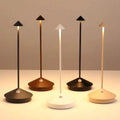 Kabellose LED-Tischlampe aus Aluminium, dimmbar und wiederaufladbar per USB für drinnen und draußen