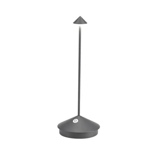 Kabellose LED-Tischlampe aus Aluminium, dimmbar und wiederaufladbar per USB für drinnen und draußen, Ansicht 18