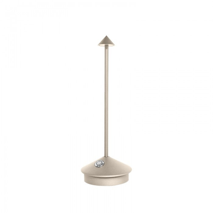 Kabellose LED-Tischlampe aus Aluminium, dimmbar und wiederaufladbar per USB für drinnen und draußen, Ansicht 20