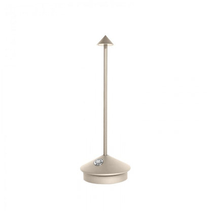 Kabellose LED-Tischlampe aus Aluminium, dimmbar und wiederaufladbar per USB für drinnen und draußen, Ansicht 20