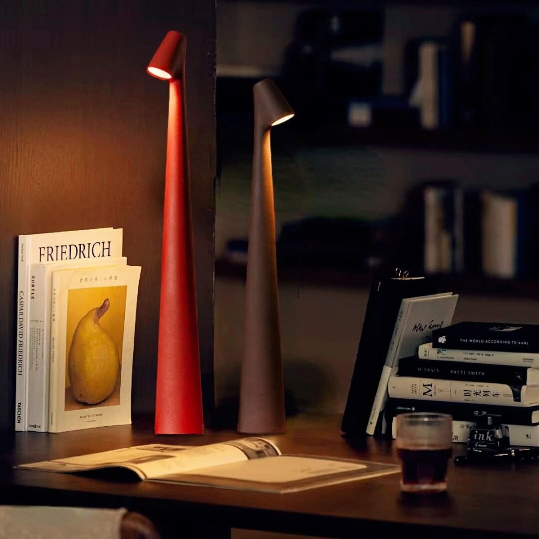 Kabellose LED-Tischlampe aus Metall mit Akku und 3-stufiger Touch-Dimmung, Ansicht 7