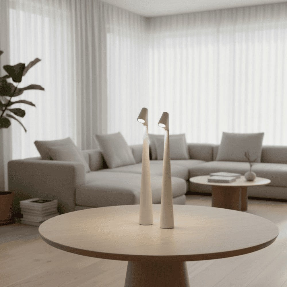 Kabellose LED-Tischlampe aus Metall mit Akku und 3-stufiger Touch-Dimmung, Ansicht 14