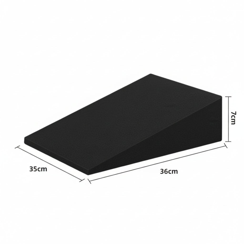 Keilförmiges Sitzkissen aus Memory-Foam für Autositze mit Ausgleich der Sitzneigung, Ansicht 7