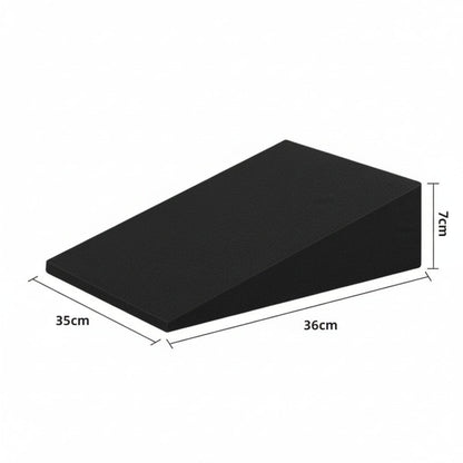 Keilförmiges Sitzkissen aus Memory-Foam für Autositze mit Ausgleich der Sitzneigung, Ansicht 7