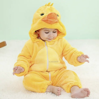 Kuscheliger Baby-Overall mit Tiermotiv, Kapuze und Reißverschluss aus Baumwolle und Polyester, Ansicht 10