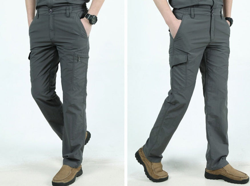 Leichte Cargohose für Herren aus atmungsaktivem Gewebe mit Pattentaschen, schnell trocknend und wasserabweisend, Ansicht 8