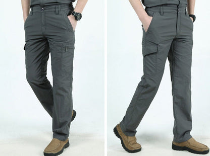 Leichte Cargohose für Herren aus atmungsaktivem Gewebe mit Pattentaschen, schnell trocknend und wasserabweisend, Ansicht 8