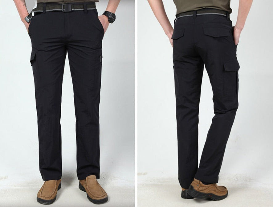 Leichte Cargohose für Herren aus atmungsaktivem Gewebe mit Pattentaschen, schnell trocknend und wasserabweisend, Ansicht 9