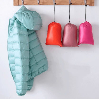 Leichte Damen-Steppjacke mit Kapuze und Reißverschluss für die Übergangszeit, Ansicht 11