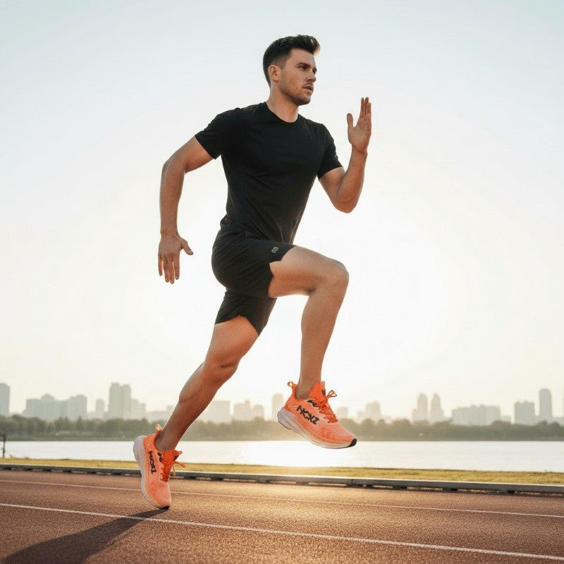 Leichte Laufschuhe mit gedämpfter Sohle und atmungsaktivem Mesh-Obermaterial für Training und Alltag, Ansicht 8