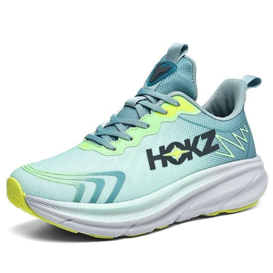 Leichte Laufschuhe mit gedämpfter Sohle und atmungsaktivem Mesh-Obermaterial für Training und Alltag in Hellgrün