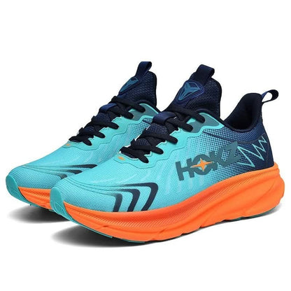 Leichte Laufschuhe mit gedämpfter Sohle und atmungsaktivem Mesh-Obermaterial für Training und Alltag in Blau