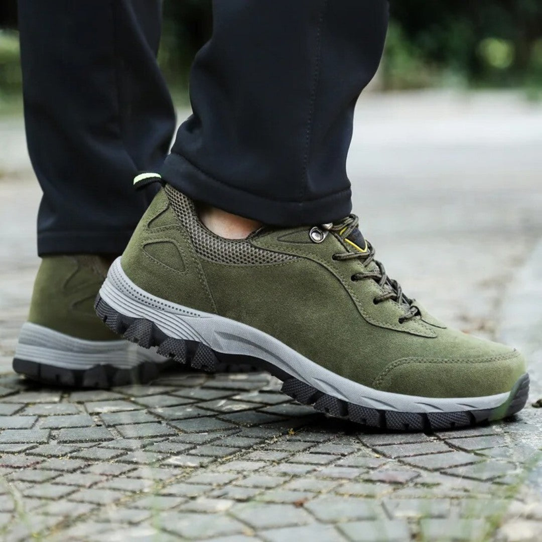 Leichte Wanderschuhe für Herren mit rutschfester Profilsohle und wasserabweisendem Obermaterial, Ansicht 8
