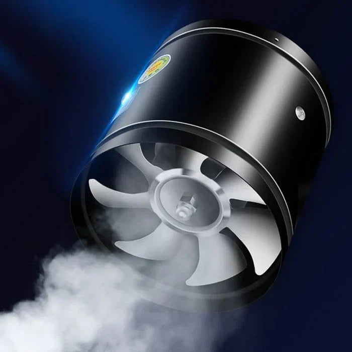 Leiser Rohrventilator aus Metall mit Kupfermotor für Küche, Bad und Büro, Ansicht 2