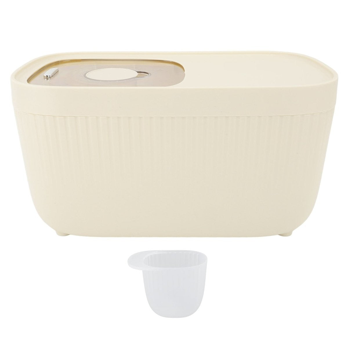 Luftdichte Futterbox aus BPA-freiem Kunststoff mit Silikondichtung für Trockenfutter, Ansicht 8