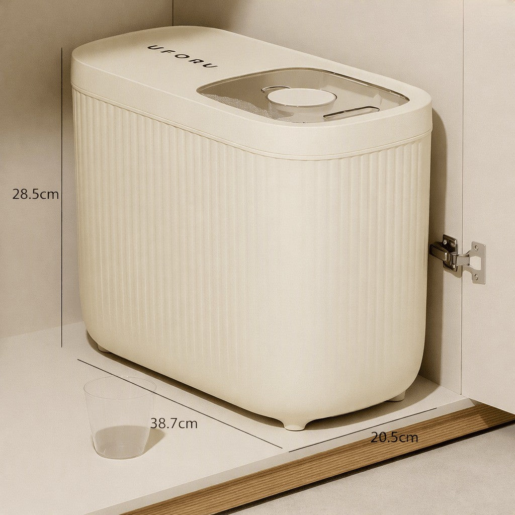Luftdichte Futterbox aus BPA-freiem Kunststoff mit Silikondichtung für Trockenfutter, Ansicht 15